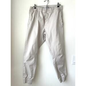 Zara Men’s Denimwear Joggers Size Large Beige
